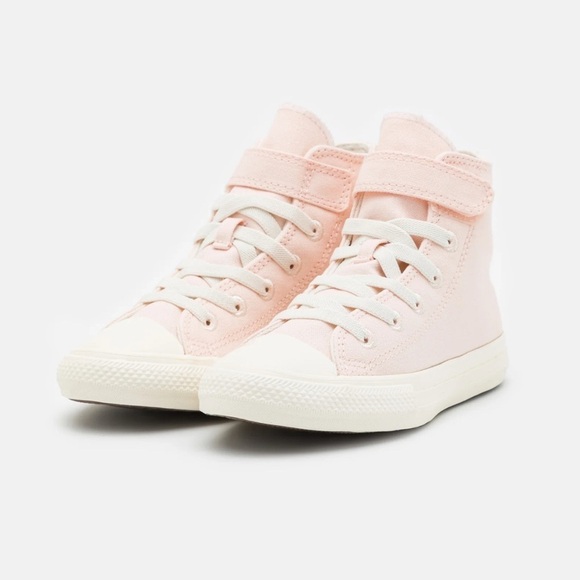 Converse Chuck Taylor Pink and White Girls High Top Sneakers Chucks Size 10.5 - Picture 1 of 4